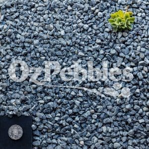 Charcoal Black 10mm Crushed Pebble