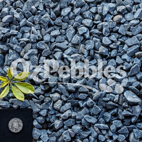Charcoal Black 20mm Tumbled Pebble