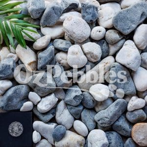 Salt n Pepper 20-40mm Tumbled Pebble