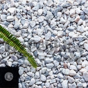 Oz Pebbles - White Ash 20mm - Tumbled Pebble
